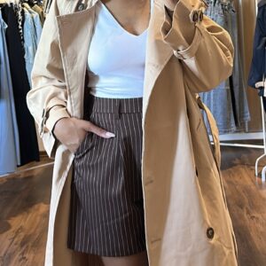 Trench beige long