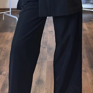 Pantalon tailleur noir