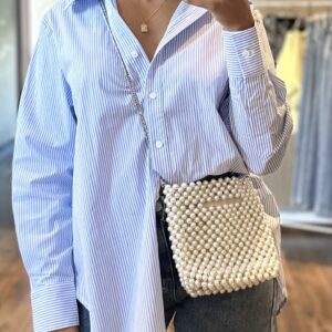 Chemise Célestine bleue